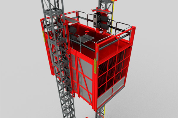 Stavební výtah NOV 4050-3 H3 F4 T