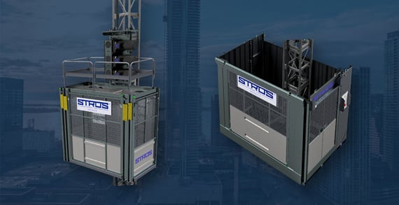 Nová pozinkovaná klec pro stavební výtah NOV 2032!